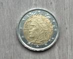 Zeldzame munt, 2 euromunt 2002 Italië Dante, 2002 Italië, Postzegels en Munten, Munten | Europa | Euromunten, Ophalen of Verzenden