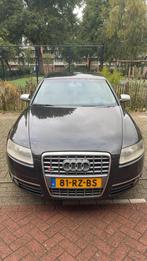 Audi A6 2.4 V6 130KW 2005 Zwart, Auto's, Voorwielaandrijving, Zwart, Handgeschakeld, 83 €/maand