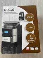 Quigg Koffiezetapparaat met bonenmaler, Afneembaar waterreservoir, 10 kopjes of meer, Koffiemachine, Nieuw