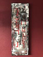 Abstract Kunstwerk - Gemengde Techniek, Antiek en Kunst, Ophalen of Verzenden