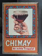 CHIMAY de echte Trappist - oude reclameplaat in lijst - 1963, Ophalen of Verzenden, Gebruikt, Reclamebord, Plaat of Schild, Overige merken