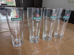 4 stuks 0.5 liter Heineken bierglazen, Ophalen, Zo goed als nieuw, Bierglas