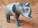 Mooi antiek Oosters brons beeldje van een olifant 10,5 cm., Ophalen of Verzenden