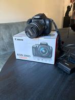 Canon EOS2000D, Ophalen, Zo goed als nieuw, Canon, Geen optische zoom