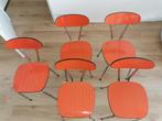 5 Formica retro vintage jaren 50 60 stoelen, Vijf, Zes of meer stoelen, Overige materialen, Formica vintage retro jaren 50 60 70
