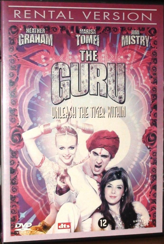dvd the guru, Cd's en Dvd's, Dvd's | Komedie, Zo goed als nieuw, Overige genres, Ophalen of Verzenden