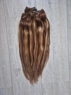 Bronde Balayage clip in hairextensions 60 cm, merk MLY, Ophalen of Verzenden, Zo goed als nieuw, Pruik of Haarverlenging