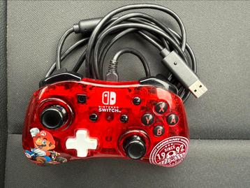 Bedrade controller nintendo switch super mario beschikbaar voor biedingen