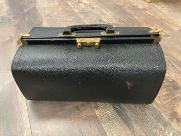 Antieke Leren Dokterstas - Vintage Charme beschikbaar voor biedingen