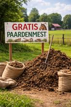 GRATIS paardenmest scheppen - in combi met stro - GRATIS, Ophalen, Mest