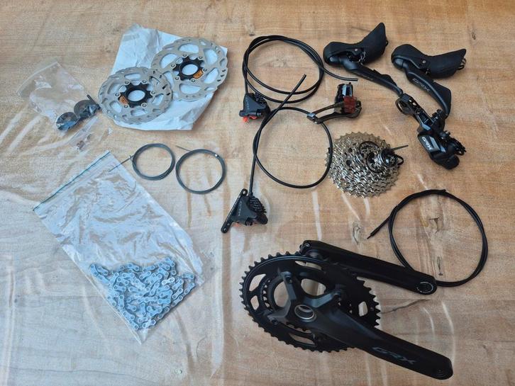 Shimano GRX610/820 2x12sp Groepset - Gravel/Cyclocross NIEUW, Fietsen en Brommers, Fietsonderdelen, Gebruikt, Algemeen, Derailleur of Ketting