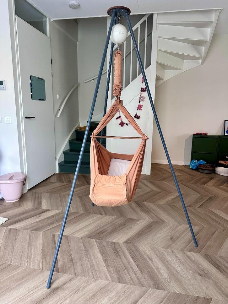 Moonboon - complete hangmat set, Kinderen en Baby's, Babywiegjes en Ledikanten, Zo goed als nieuw, Wieg, Ophalen of Verzenden