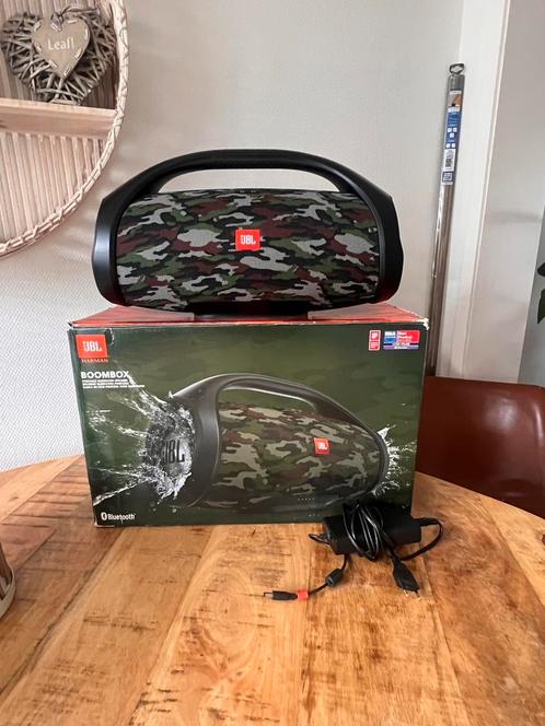 JBL Boombox – Krachtige Draagbare Speaker | TOPSTAAT!, Audio, Tv en Foto, Luidsprekers, Zo goed als nieuw, 120 watt of meer, JBL