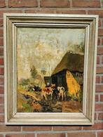 Antiek Schilderij van een boer 1935, Ophalen