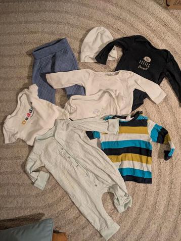 Kinderkleding pakketje maat 50-68 (35 stuks) beschikbaar voor biedingen