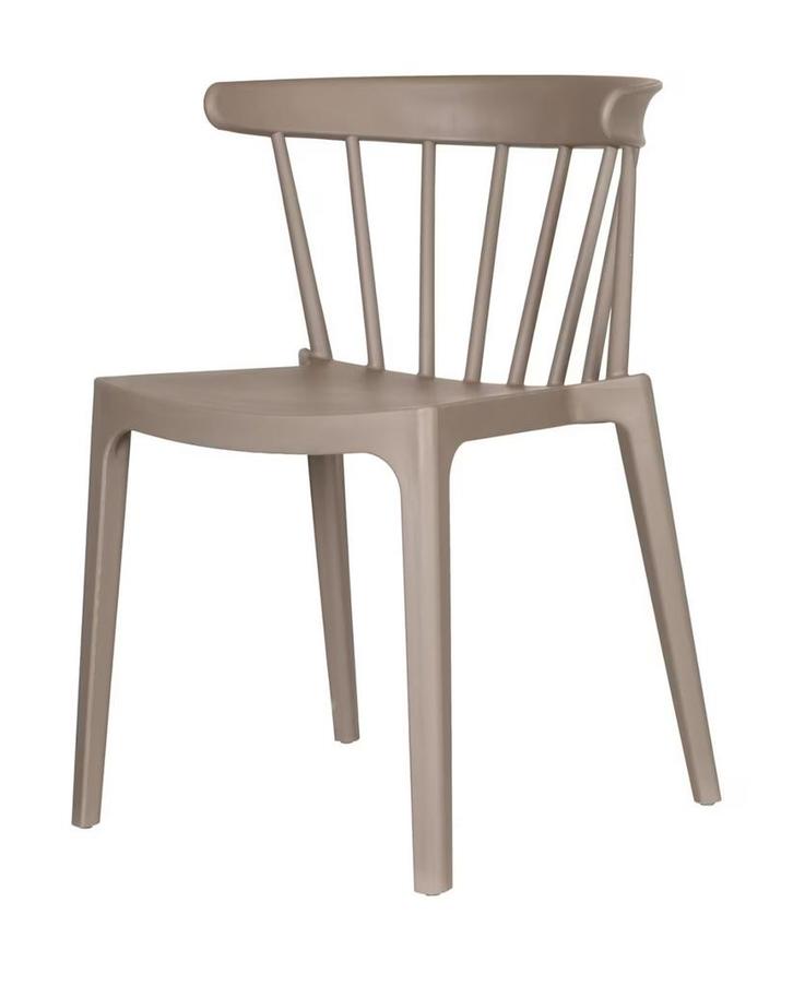 4x Woood Bliss Stoel Taupe - Nieuw in Doos!, Huis en Inrichting, Stoelen, Nieuw, Vier, Kunststof, Bruin, Ophalen