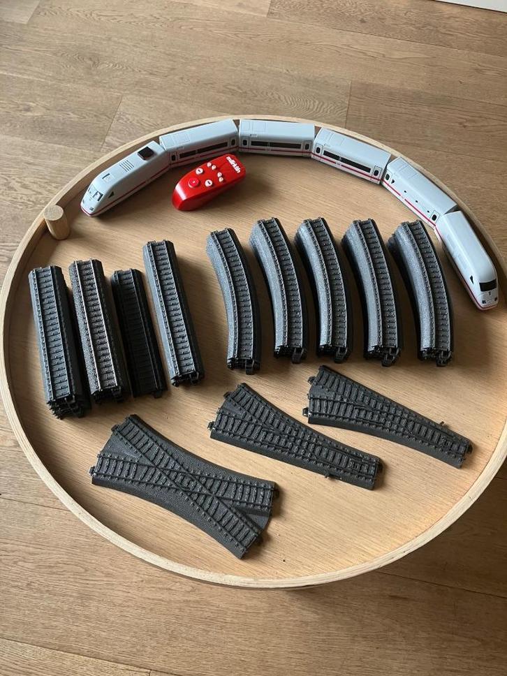 Märklin My World Startset "ICE" + extra sporen, Hobby en Vrije tijd, Modeltreinen | H0, Gebruikt, Treinset, Wisselstroom, Märklin