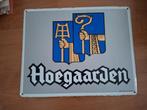 Emaille Bord Hoegaarden Bier uit 1991 50x40cm, Ophalen of Verzenden, Zo goed als nieuw, Reclamebord, Plaat of Schild, Overige merken