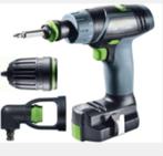 FESTOOL 576102 ACCU SCHROEFBOORSET TXS2,6, Doe-het-zelf en Verbouw, Gereedschap | Boormachines, Ophalen, Nieuw, Minder dan 400 watt