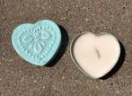 Leuk klein blikje met frangipani geur kaars bali metaal, Nieuw, Ophalen of Verzenden, Metaal, Kaars