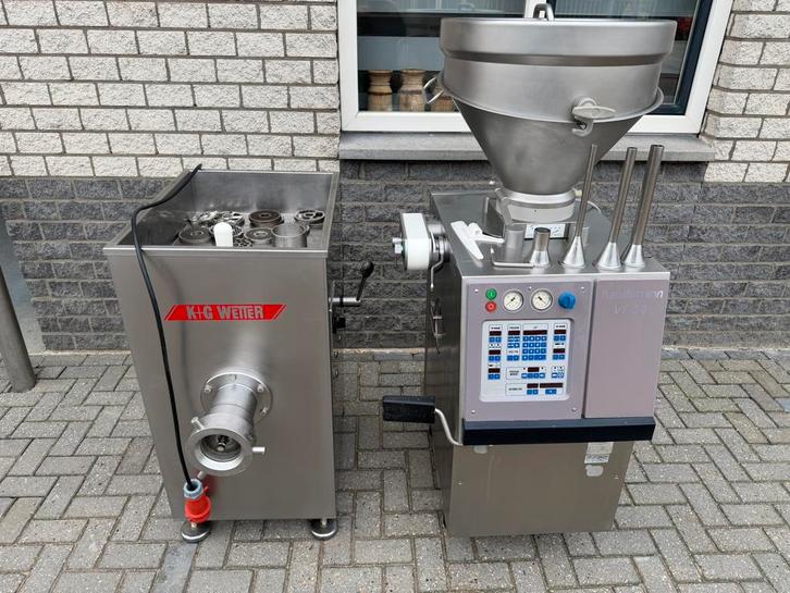 Vacuumvuller gehaktmolen cutter lintzaag vacuummachine, Zakelijke goederen, Agrarisch | Aardappelen, Groenten, Fruit en Vlees