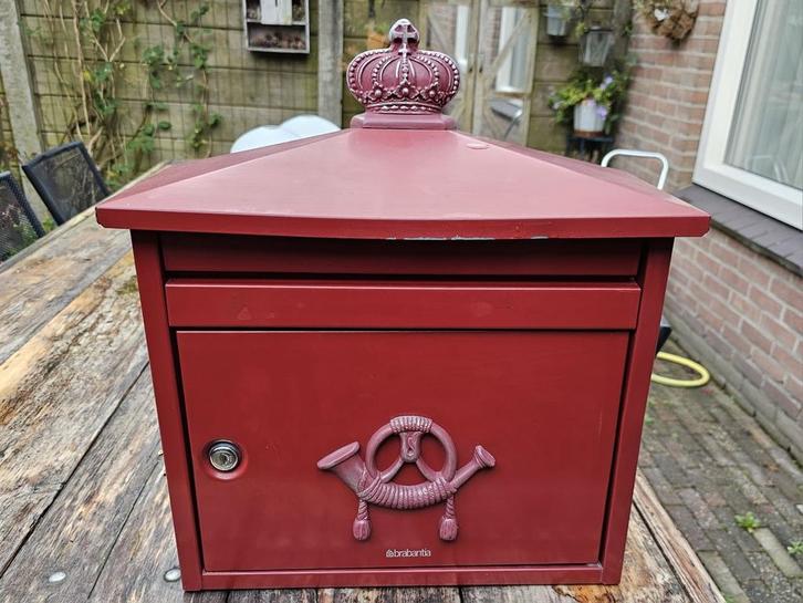 Brabantia Brievenbus -, Tuin en Terras, Brievenbussen, Gebruikt, Wandbrievenbus, Staal, Ophalen of Verzenden