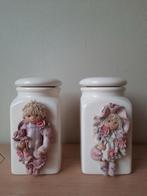 2 voorraadbussen, voorraadpotten met Fimo klei, Ophalen of Verzenden
