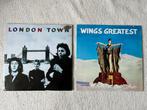 Wings Greatest & London Town Vinyl LP, Ophalen of Verzenden, 1960 tot 1980, Gebruikt, 12 inch