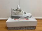Jordan 4 Retro White Oreo | Maat 46 |, Ophalen of Verzenden, Zo goed als nieuw, Wit