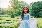 Frozen Elsa prinsessenjurk + accessoires maat 92/152 - blauw, Kinderen en Baby's, Carnavalskleding en Verkleedspullen, Nieuw, Meisje