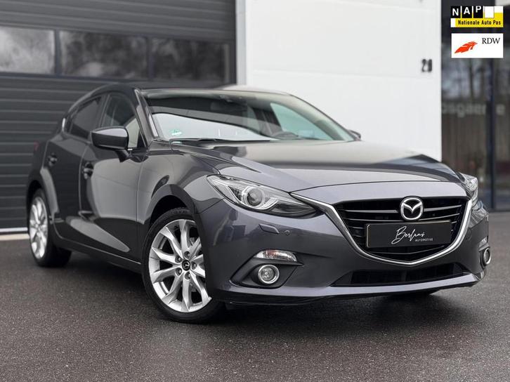 Mazda 3 2.0 GT-M Line BOSE | Camera | Erg netjes!|Allseasonb, Auto's, Mazda, Bedrijf, Te koop, ABS, Achteruitrijcamera, Airbags