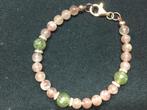 Armband edelsteen en roséverguld echt 925 zilver nieuw, Sieraden, Tassen en Uiterlijk, Armbanden, Ophalen of Verzenden, Zo goed als nieuw