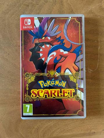 Pokemon Scarlet - Switch (First Print 000) beschikbaar voor biedingen