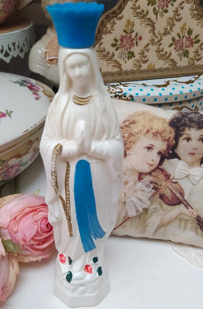 Vintage mariaflesje Lourdes, Antiek en Kunst, Curiosa en Brocante, Ophalen of Verzenden