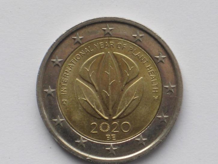 2€ munt België. Plantgezondheid., Postzegels en Munten, Munten | Europa | Euromunten, Losse munt, 2 euro, België, Ophalen of Verzenden