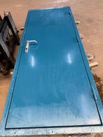 Stalen industriële geluid gedempte deur 215 x 79 cm, Ophalen, Gebruikt, 80 tot 100 cm, Overige typen