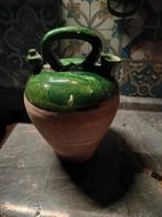 Antieke Franse water olie kruik, Ophalen of Verzenden