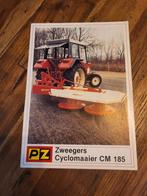 Tractor folder PZ zweegers cyclomaaier CM 185, Ophalen of Verzenden