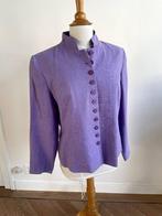 Alma Mater: Nieuw, lila linnen colbertje. Maat 40, Kleding | Dames, Maat 38/40 (M), Alma Mater, Paars, Nieuw