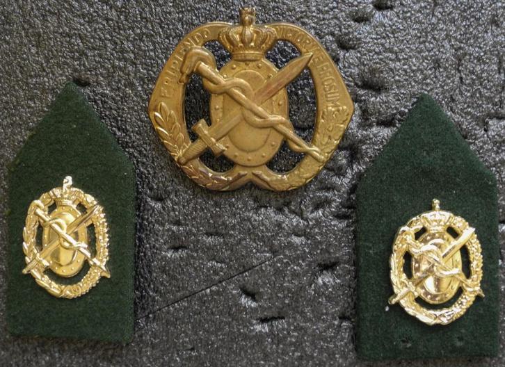 Setje Geneeskundige Dienst 8, Verzamelen, Militaria | Algemeen, Landmacht, Embleem of Badge, Nederland, Verzenden
