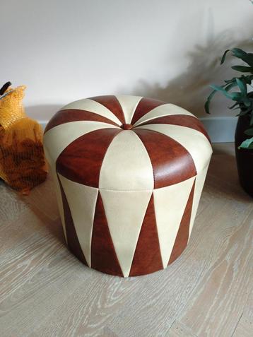 Vintage Poef Sixties Jaren 60 Retro Circus Perfecte staat  beschikbaar voor biedingen