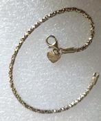 GOUDKLEUR ZINZI zilveren (925) armband met POPCORN SCHAKEL, Ophalen, Zo goed als nieuw, Goud, Zilver