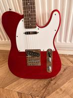 Squier telecaster LRL Red Sparkle FSR, Ophalen, Zo goed als nieuw, Solid body, Overige merken