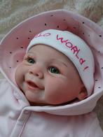 Vrolijk reborn meisje 🩷, Verzamelen, Poppen, Ophalen of Verzenden, Zo goed als nieuw, Pop