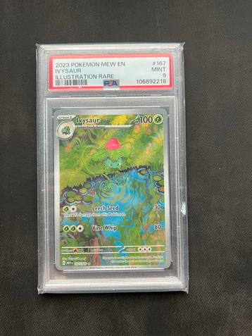 Ivysaur 167/165 Illustration Rare PSA 9 beschikbaar voor biedingen