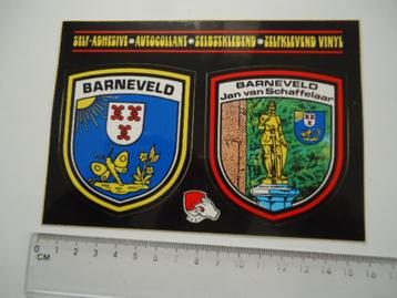 sticker oud Barneveld KAART schild vinyl Jan v Schaffelaar  beschikbaar voor biedingen