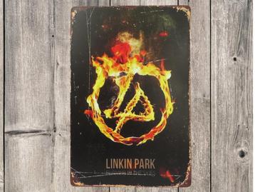 Metalen wandbord Linkin Park - (wo)man cave - metal plate beschikbaar voor biedingen