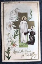 Christ, the Lord, is risen today - reliefkaart, USA, Verzenden, Voor 1920, Gelopen, Overige thema's