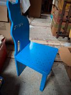Blauwe Kinderstoel met Kattenrugleuning, Ophalen, Gebruikt, Stoel(en)