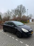 Opel Corsa 1.0 5D 2012 Zwart NIEUWE APK, Auto's, Stof, 40 €/maand, Zwart, 1045 kg
